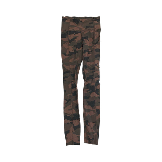 Athletic Leggings By Lululemon In Camouflage Print, Size:4
