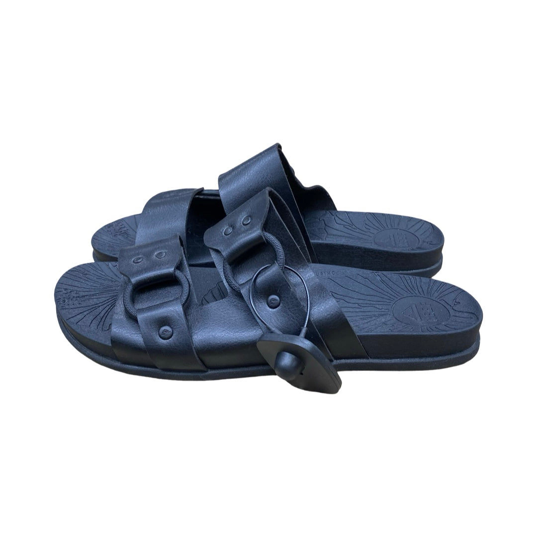 Sandals Flats By Reef In Black, Size:10