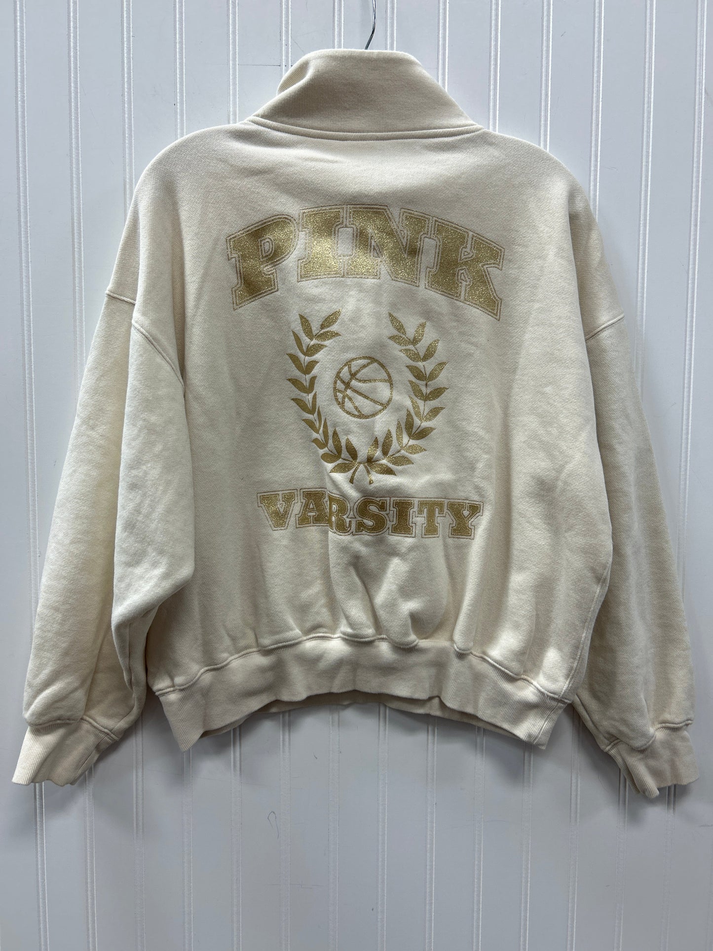 Athletic Fleece By Pink In Cream, Size:M