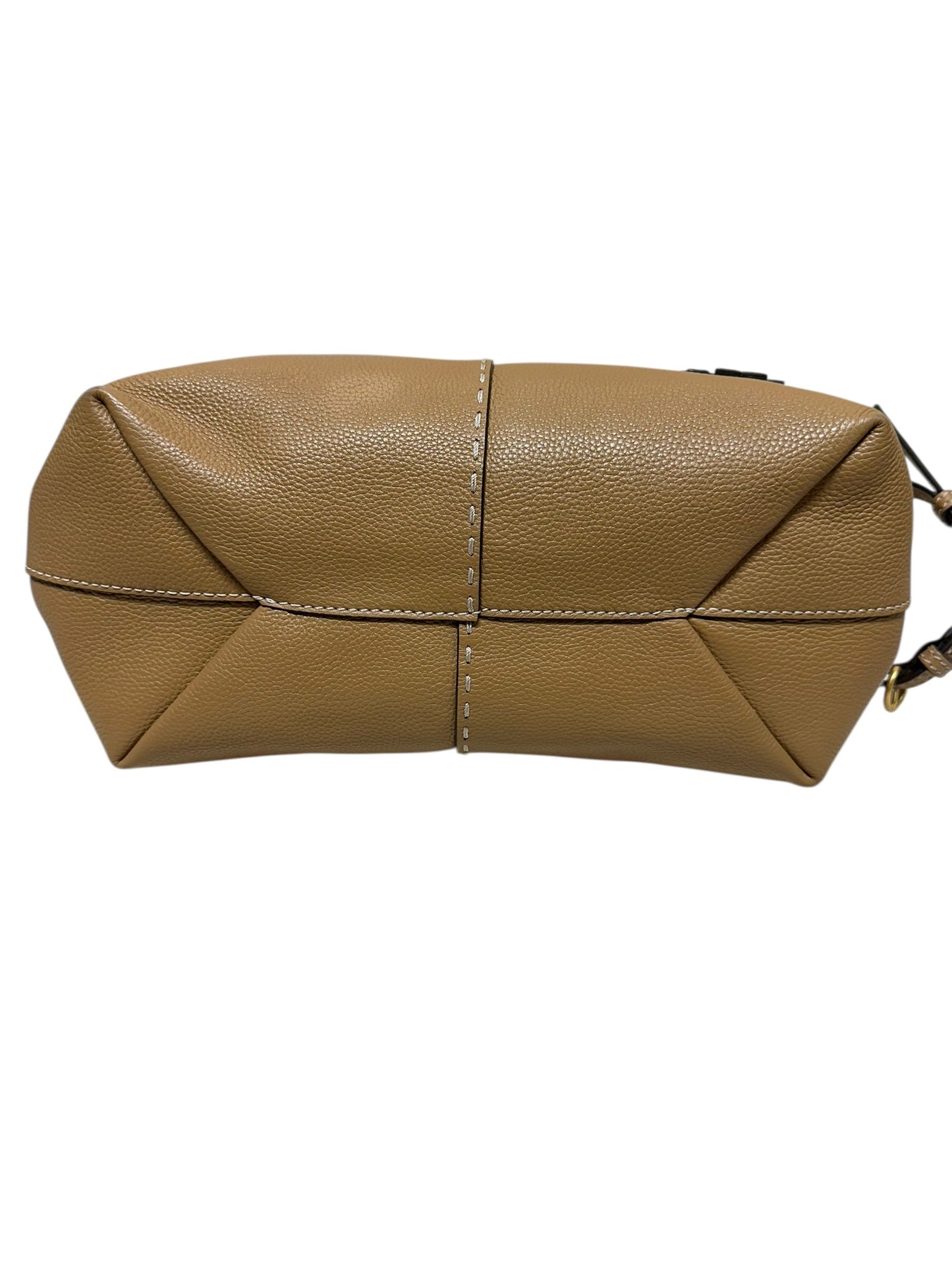 Handbag Designer By Tory Burch In Brown, Size:Medium