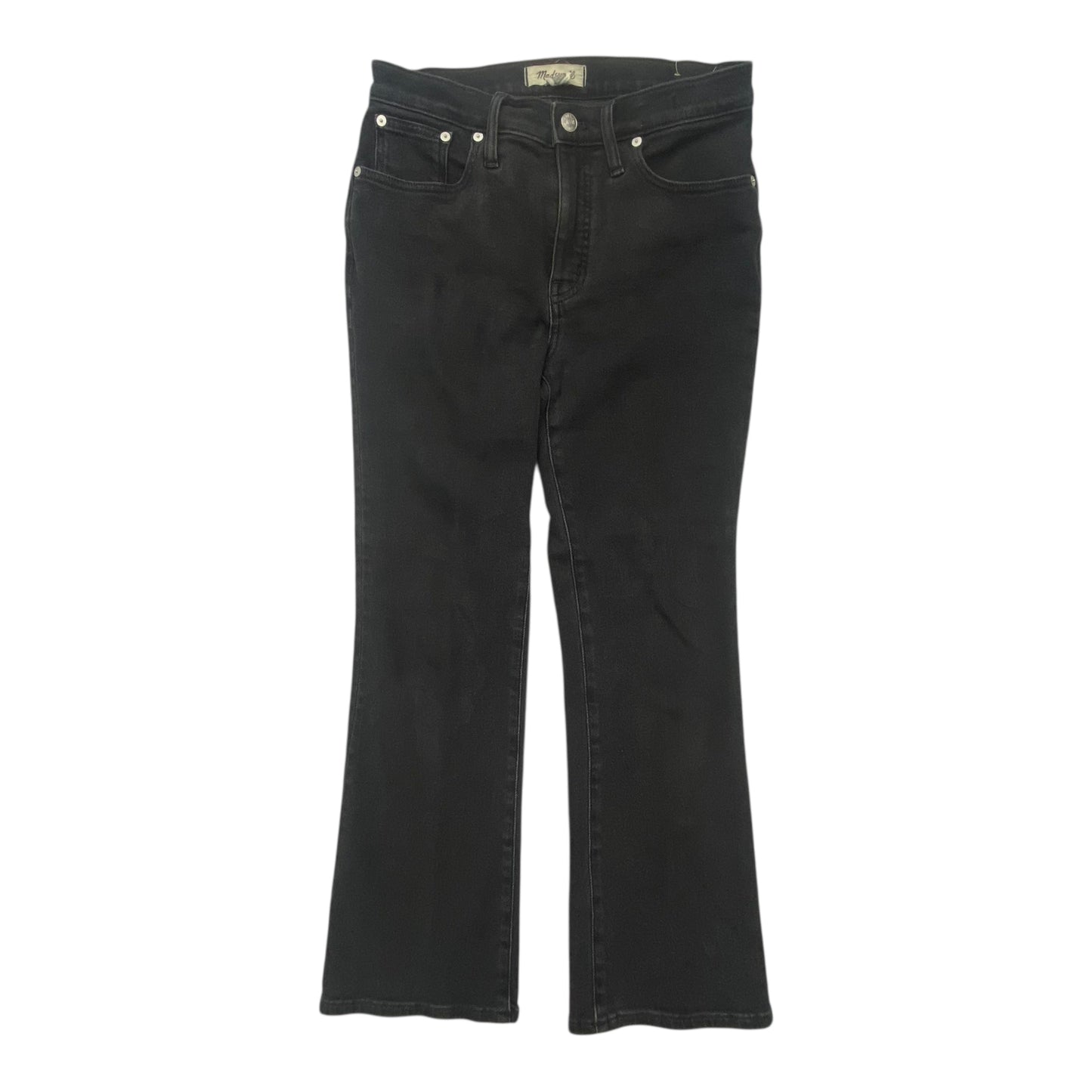 Jeans Boot Cut By Madewell In Black, Size:4