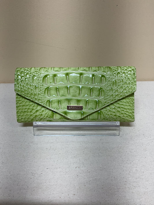 Wallet Designer By Brahmin In Green, Size:Medium
