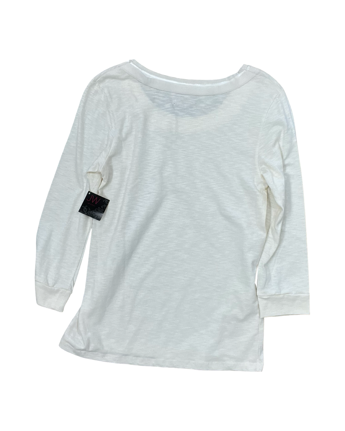 Top Ls By Jw In Cream, Size:L