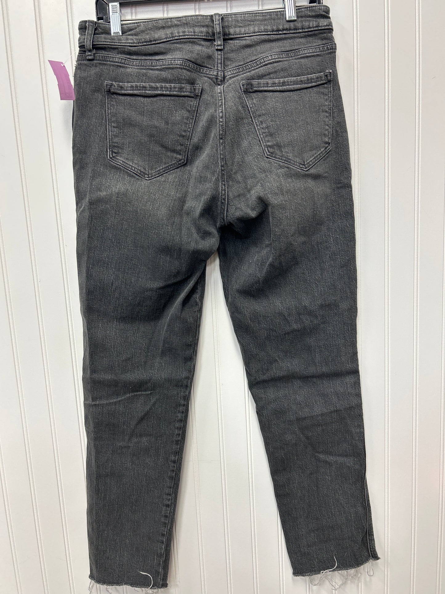 Jeans Straight By Old Navy In Black Denim, Size:8