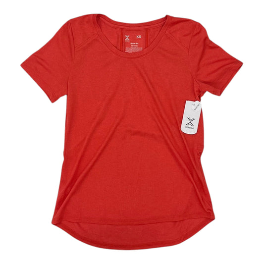 Athletic Top Ss By Xersion In Orange, Size:Xs