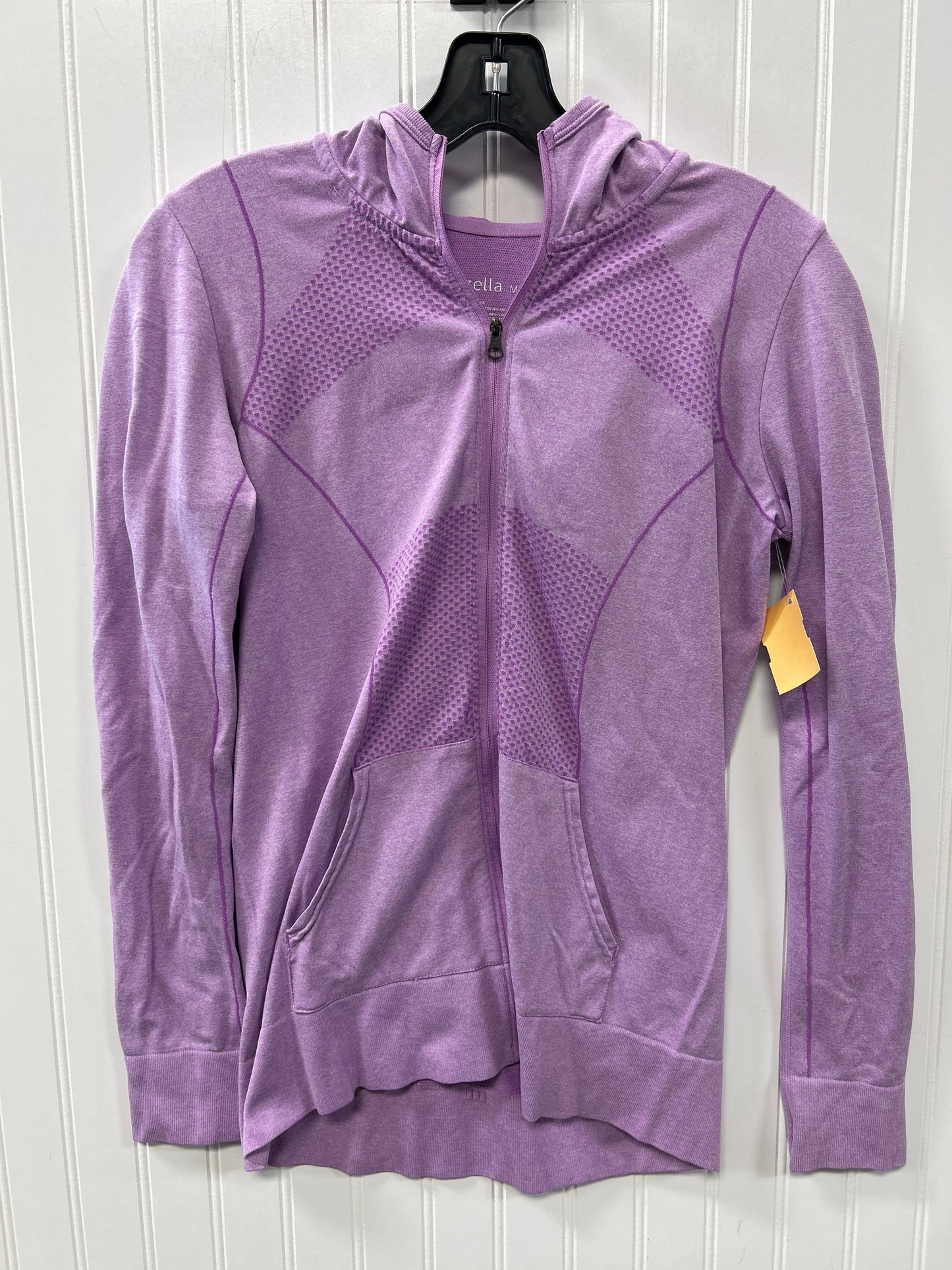 Athletic Top Ls Hoodie By Zella In Purple, Size:M