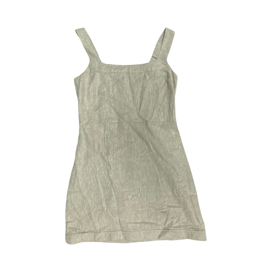 Dress Casual Midi By Abercrombie And Fitch In Beige, Size:M