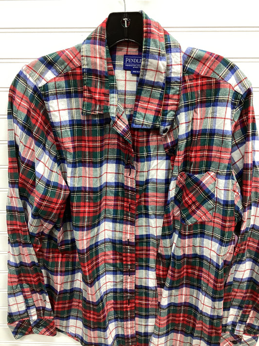 Top Ls By Pendleton In Plaid Pattern, Size:Xl