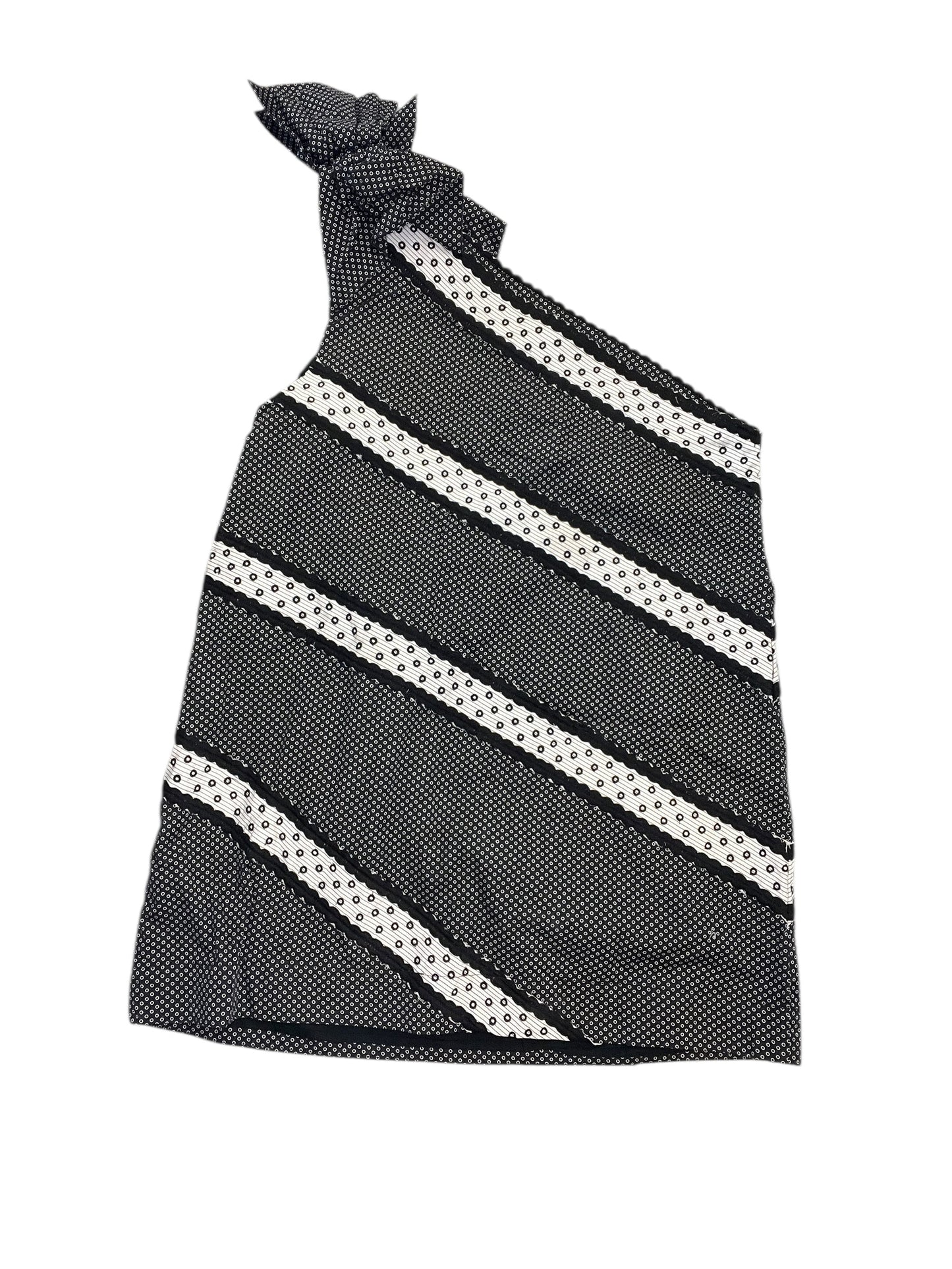 Dress Casual Short By Maeve In Black & White, Size:Xl