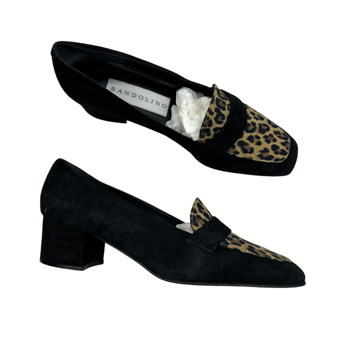 Shoes Heels Block By Bandolino In Animal Print, Size:8