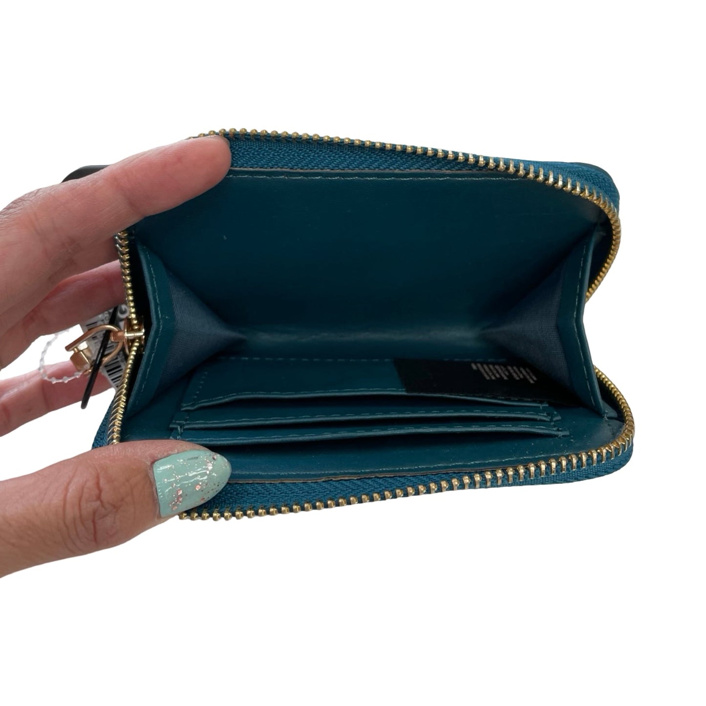Wallet By Badgley Mischka In Teal, Size:Small