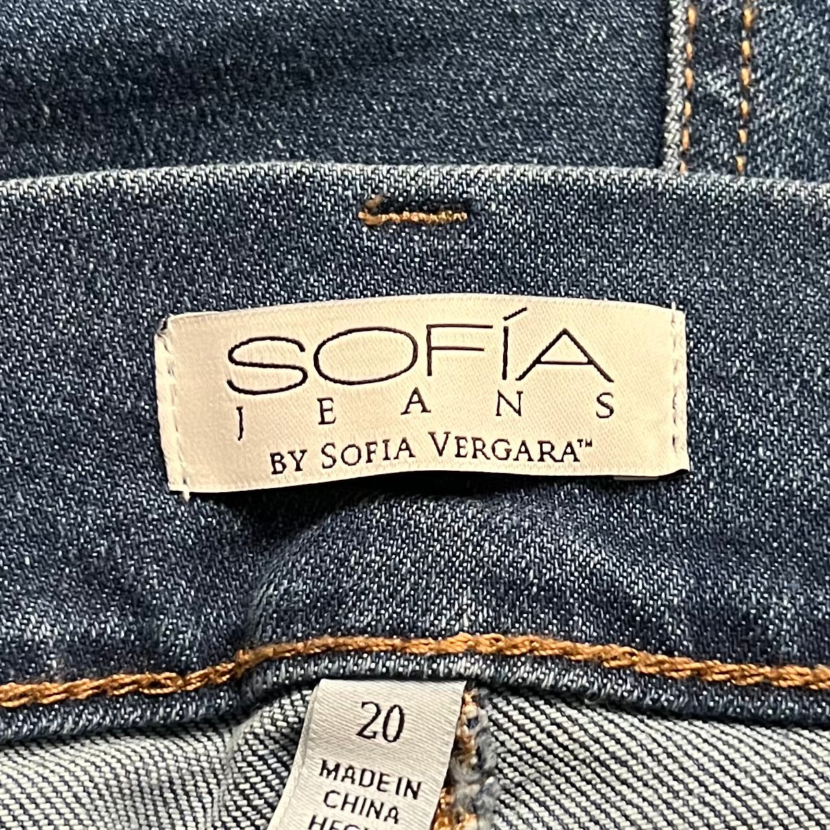 Jeans Wide Leg By Sofia By Sofia Vergara In Blue Denim, Size: 2x