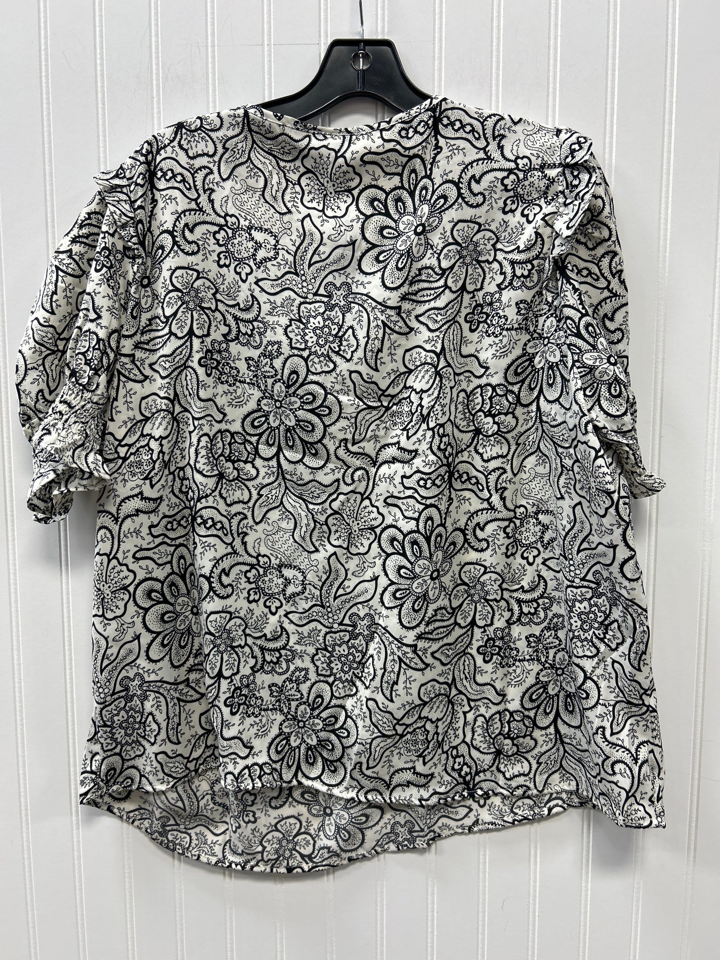 Top Ss By Premise In Black & White, Size:1X NWT