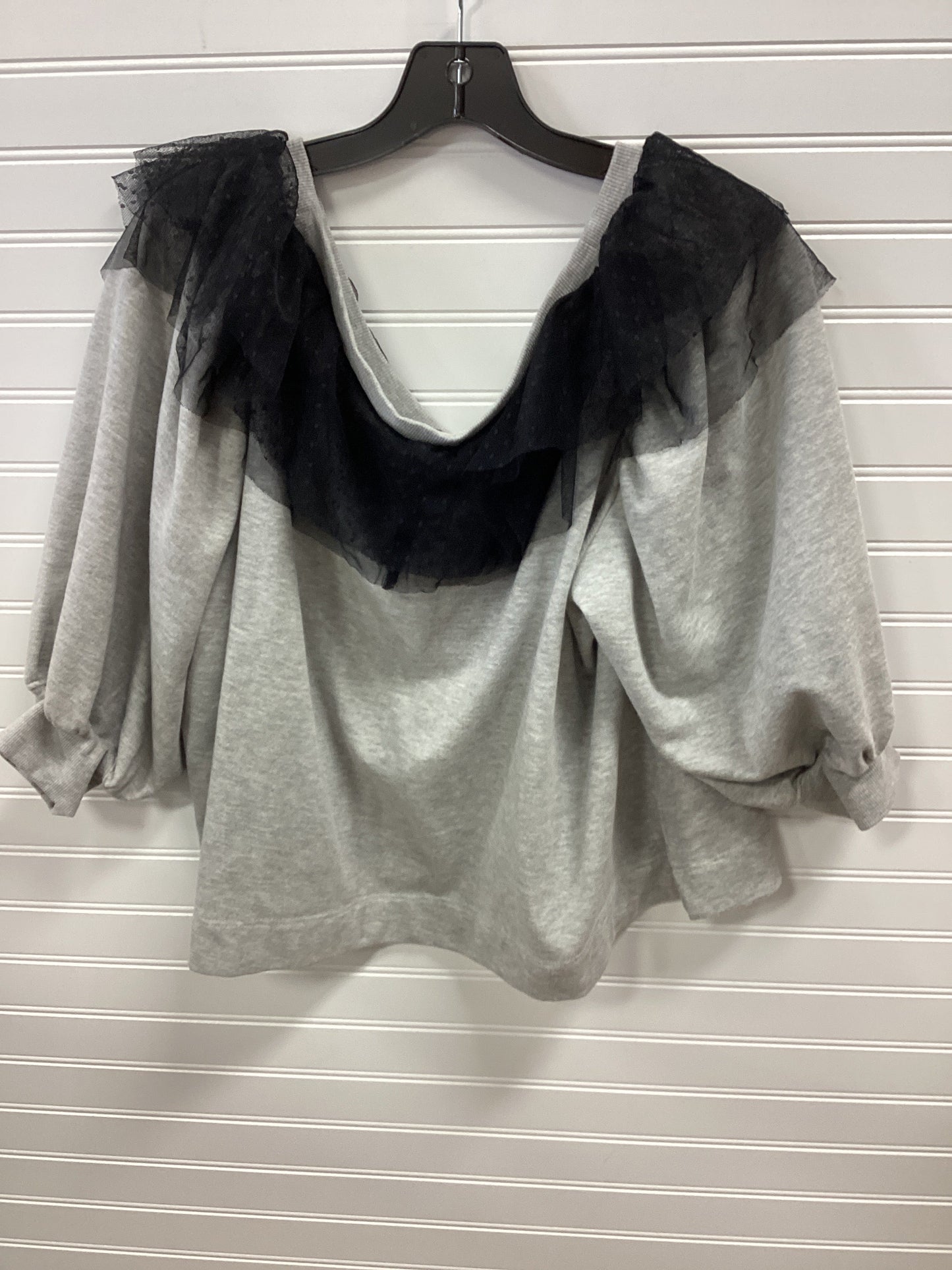 Top Ls By Maeve In Grey, Size:M