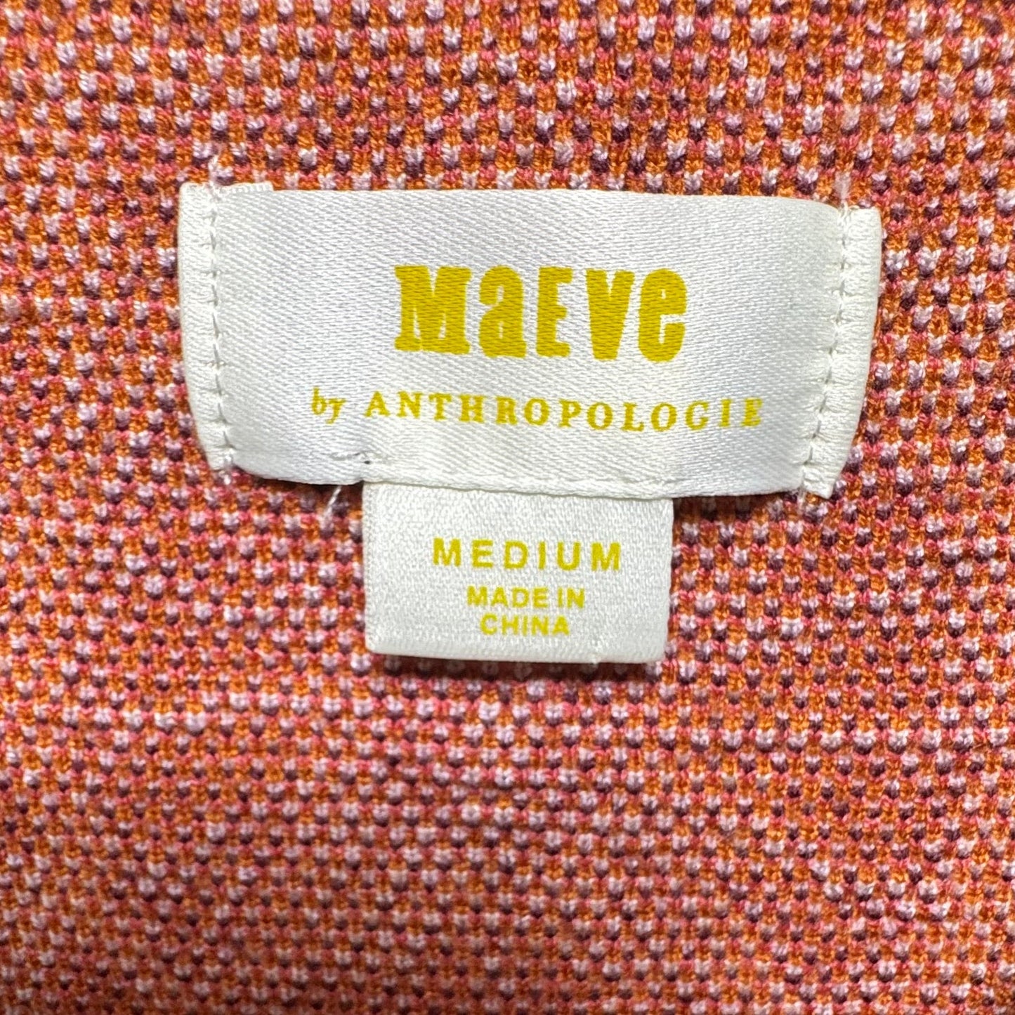 Jacquard Sweater Vest By Maeve In Floral Print, Size: M
