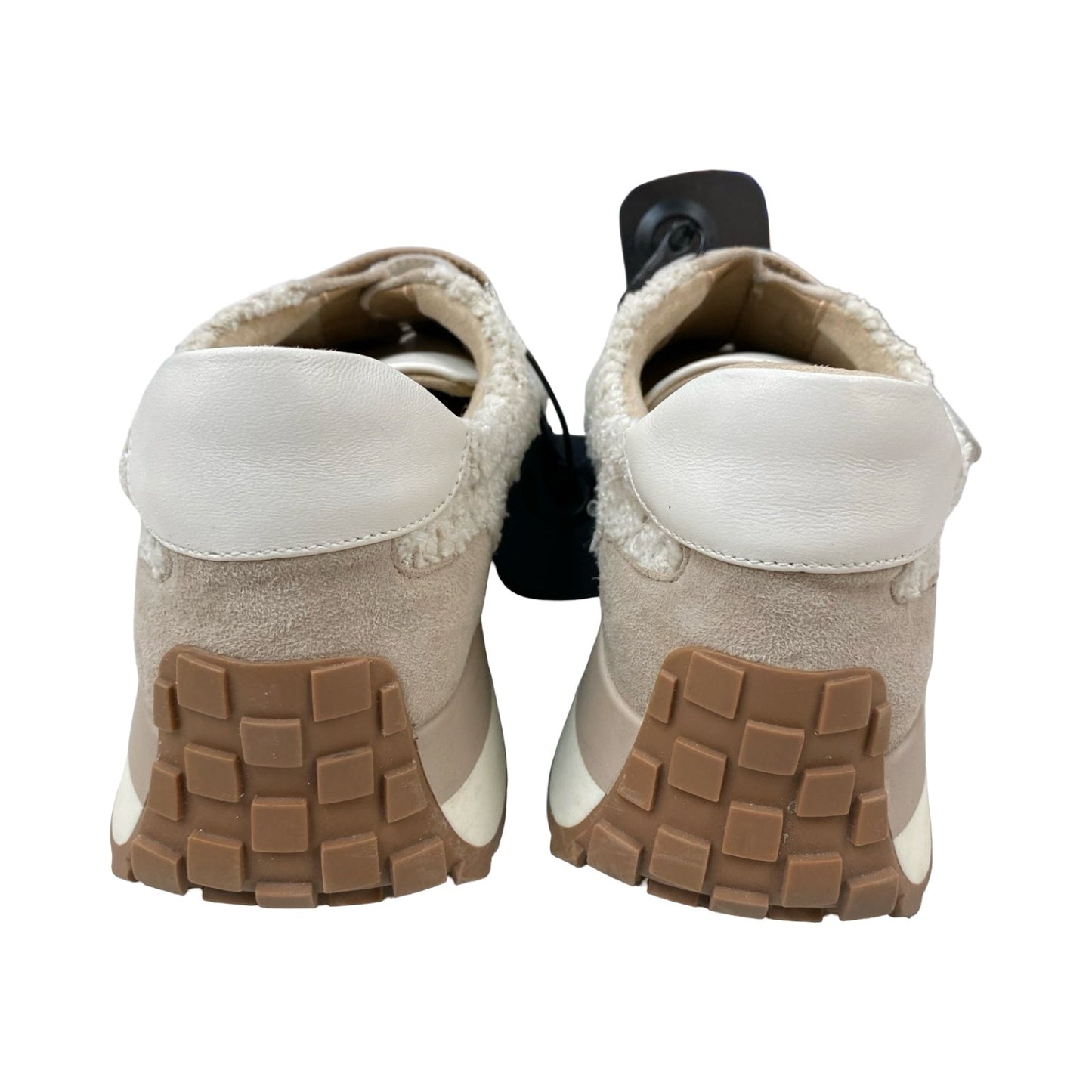 Shoes Athletic By Vaneli In Tan & White, Size:8.5