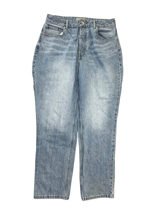 Jeans Straight By Everlane In Blue Denim, Size:14