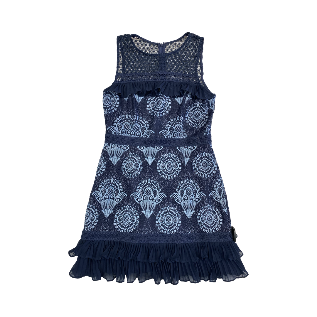 Dress Casual Short By Adelyn Rae In Blue, Size:M