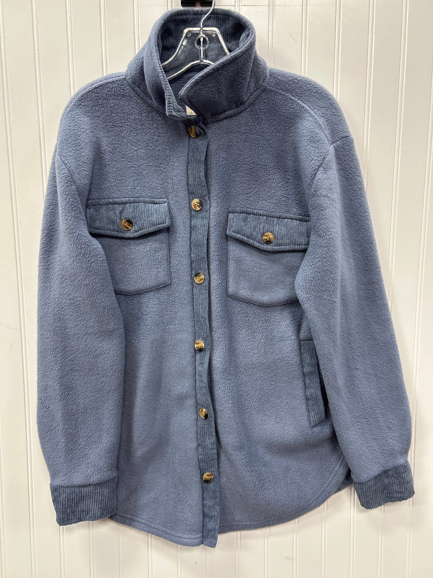 Jacket Fleece By Thread And Supply In Blue, Size:S