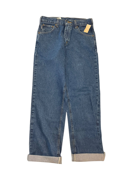 Jeans Wide Leg By Carhartt In Blue Denim, Size:10