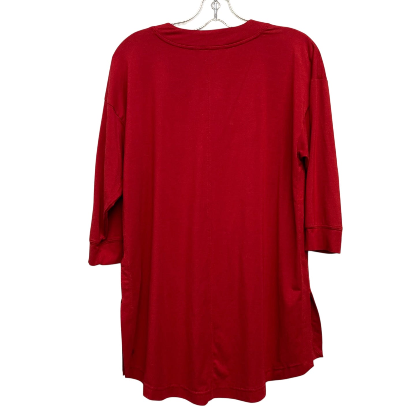 Top 3/4 Sleeve Basic By Athleta In Red, Size:Xs