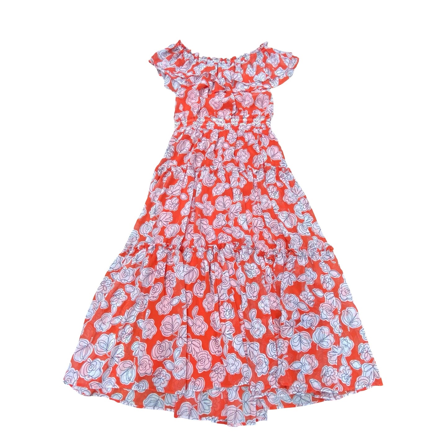 Dress Casual Maxi By Tommy Hilfiger In Multi, Size:4