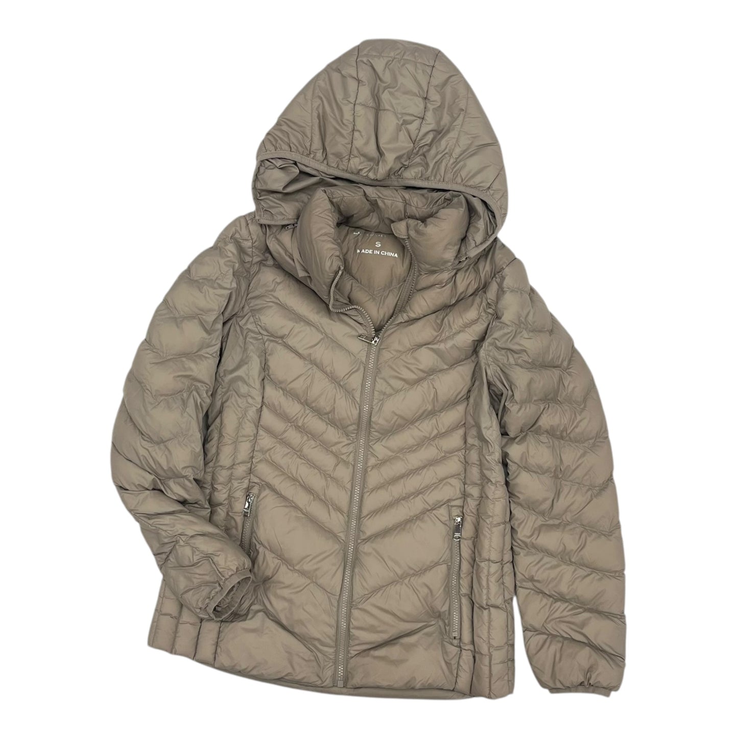 Jacket Puffer & Quilted By London Fog In Tan, Size:S