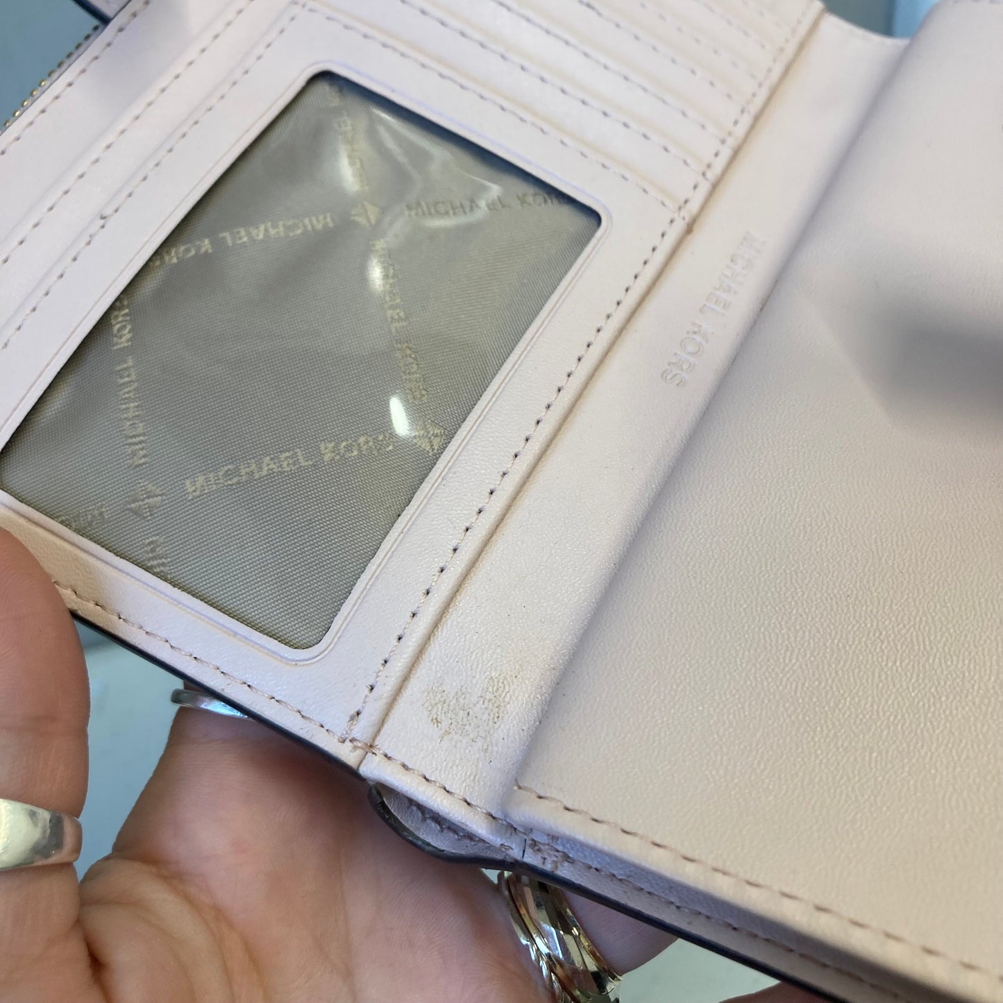 Wristlet Designer By Michael Kors In Tan, Size:Medium