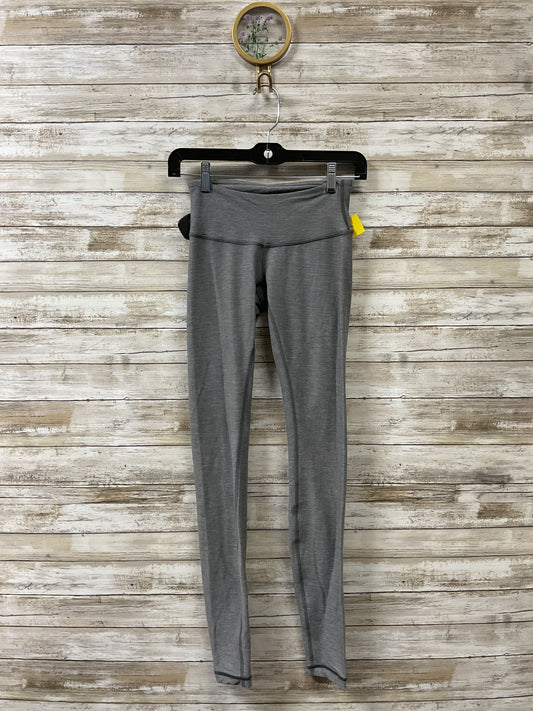 Athletic Leggings By Lululemon In Grey, Size:2