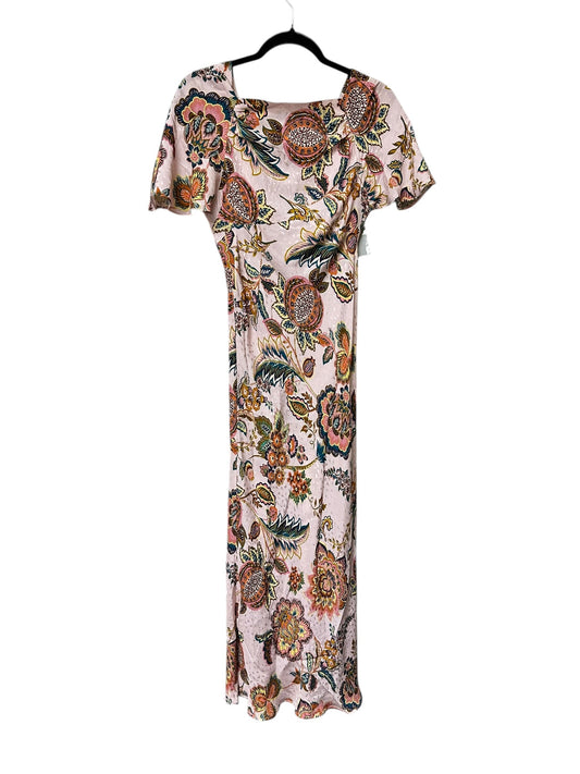 Dress Casual Maxi By Anthropologie In Floral Print, Size:4