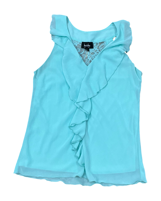 Top Sleeveless By By & By In Teal, Size:L