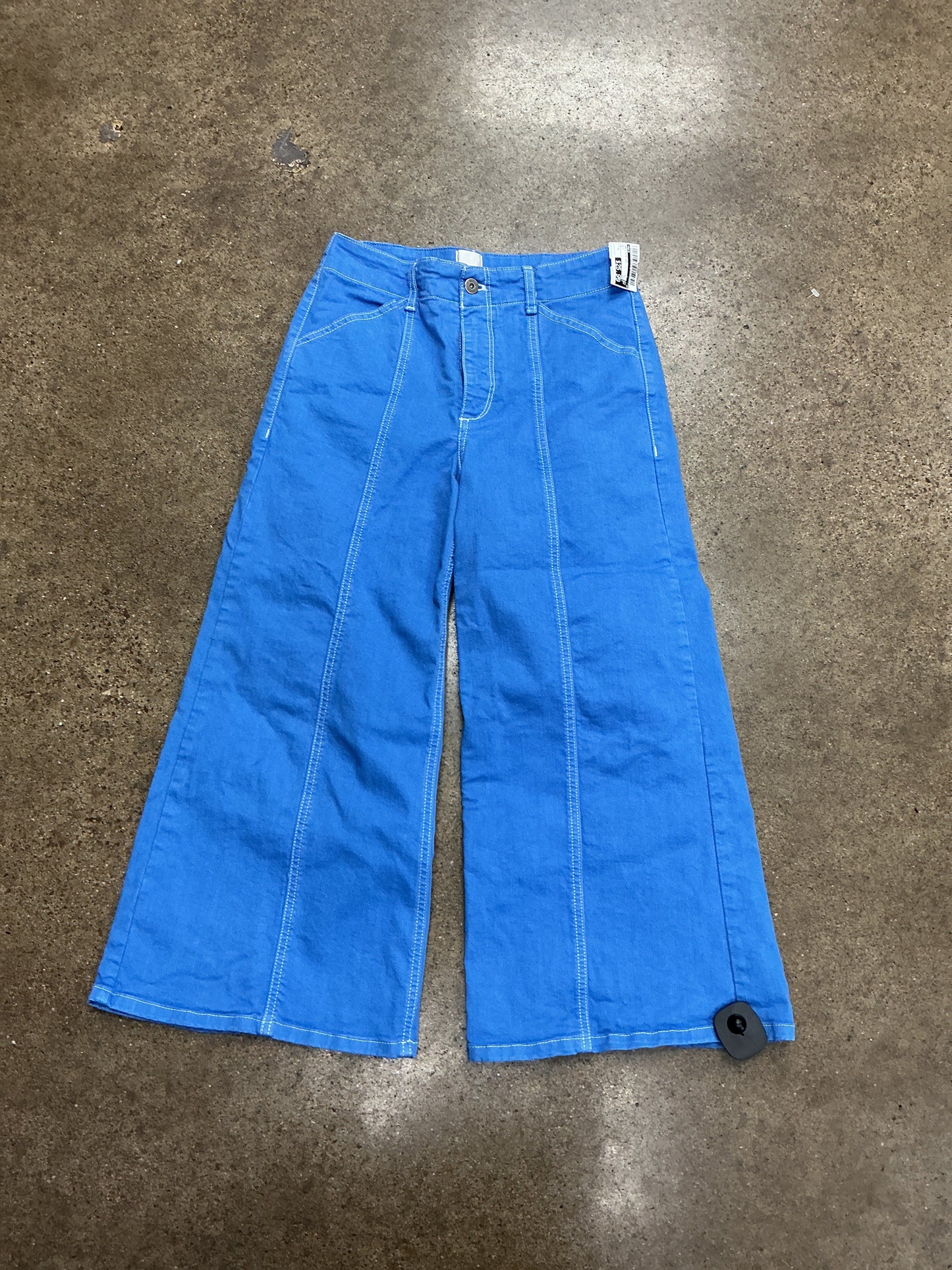 Pants Wide Leg By Maeve In Blue, Size:6