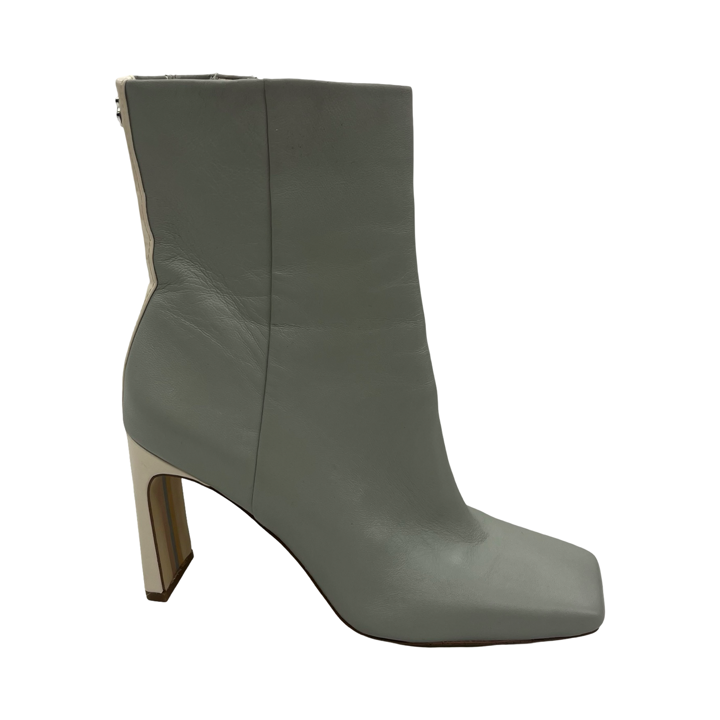 Boots Ankle Heels By Sam Edelman In Grey, Size:8