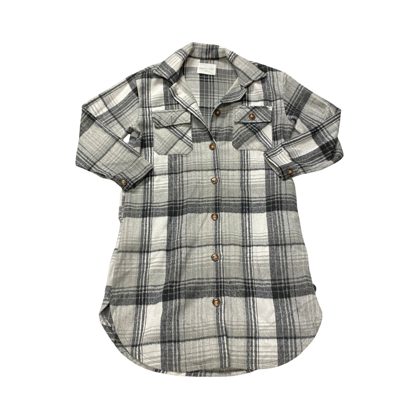 Jacket Shirt By Cmc In Plaid Pattern, Size:S