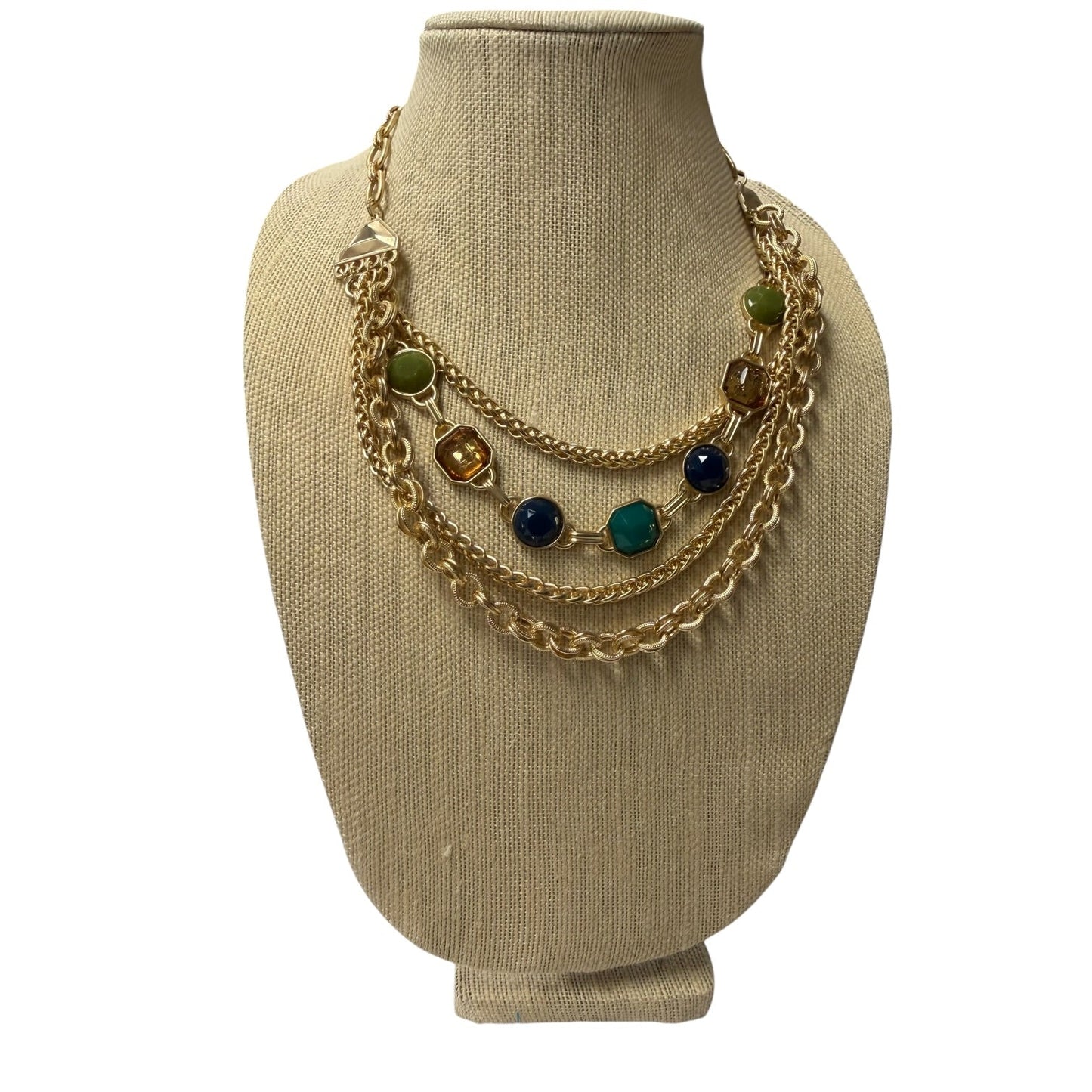 Necklace Layered  In Gold