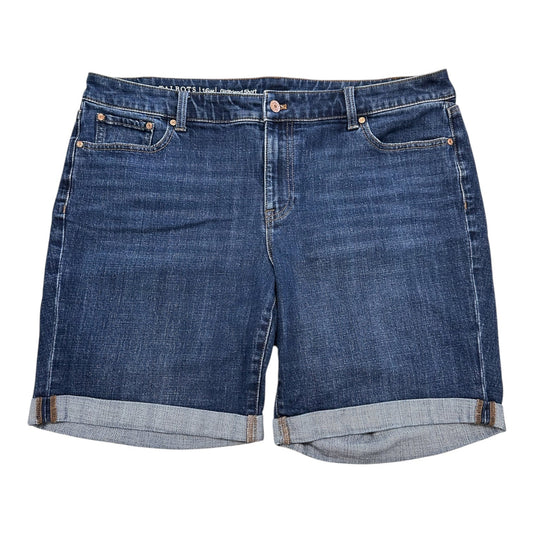 Shorts By Talbots In Blue Denim, Size:16