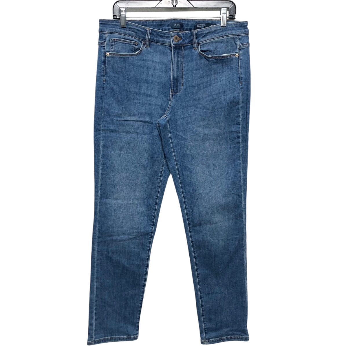 Jeans Straight By J. Jill In Blue Denim, Size:10