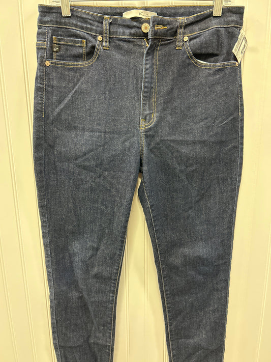 Jeans Skinny By Kancan In Blue Denim, Size:8