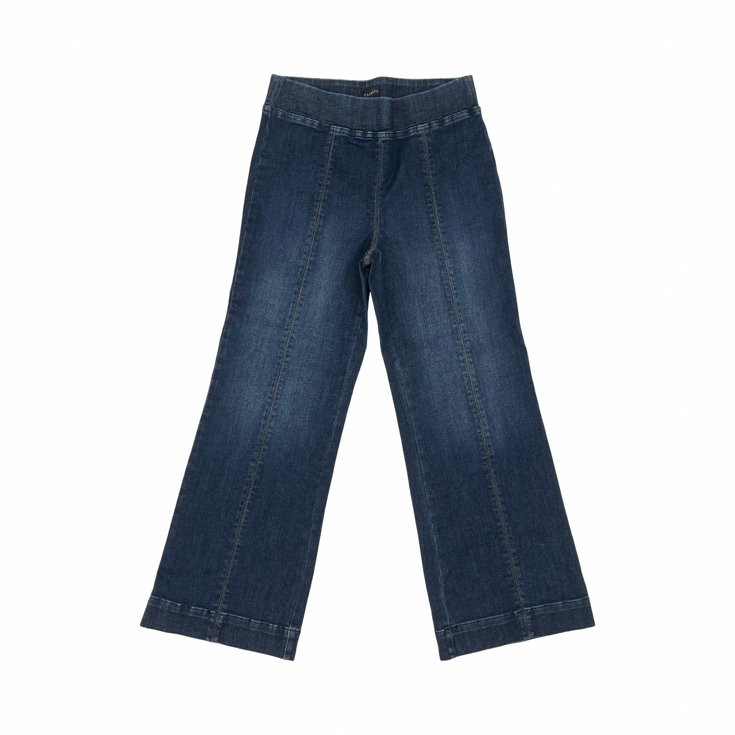 Jeans Flared By Talbots In Blue Denim, Size:Mp