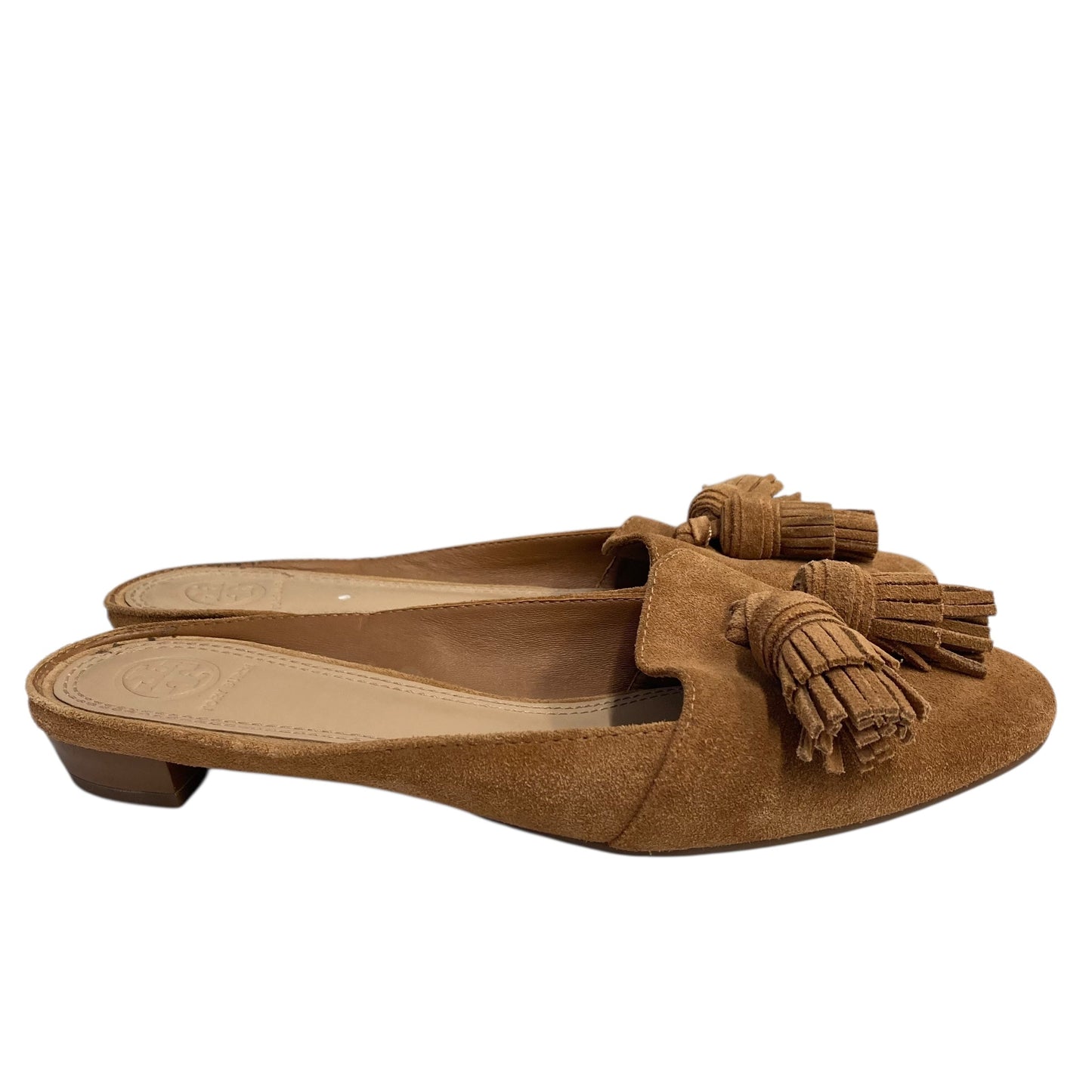 Shoes Designer By Tory Burch In Tan, Size:7