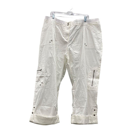 Pants Cargo & Utility By Chicos In White, Size:20