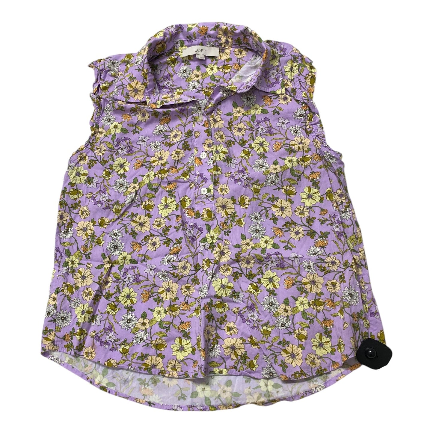 Top Sleeveless By Loft In Multi, Size:M