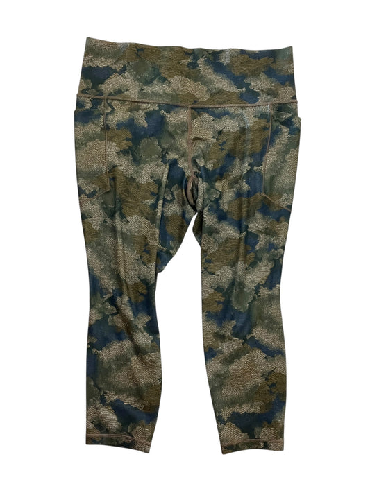 Athletic Leggings By Athleta In Green, Size:Xl