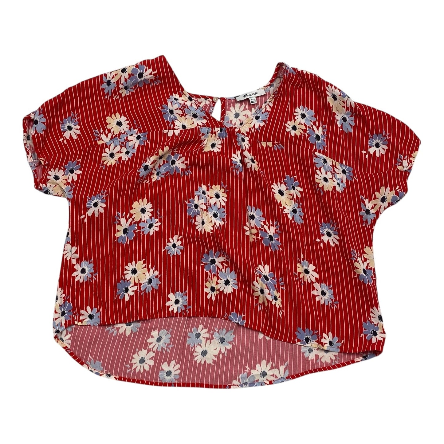 Top Ss By Madewell In Red, Size:Xxs
