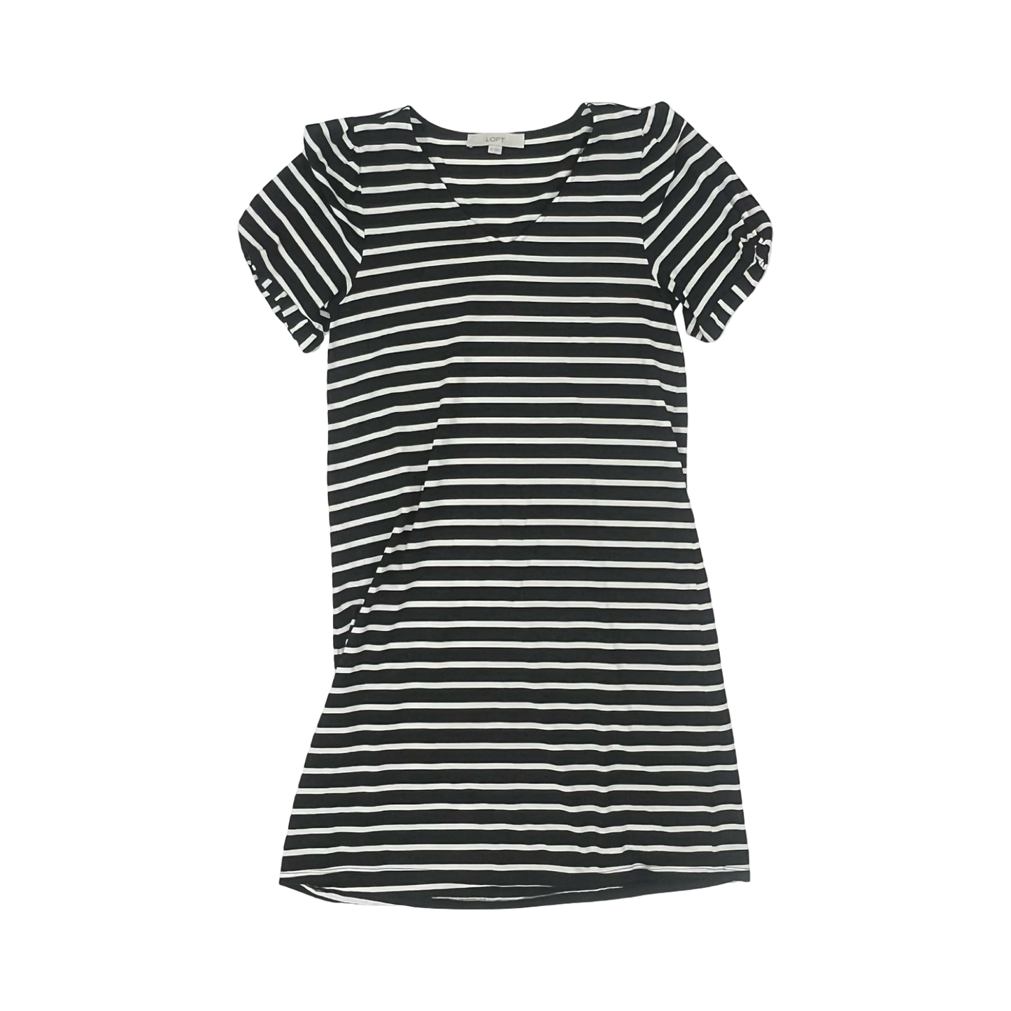 Dress Casual Short By Loft In Black & White, Size:Xs