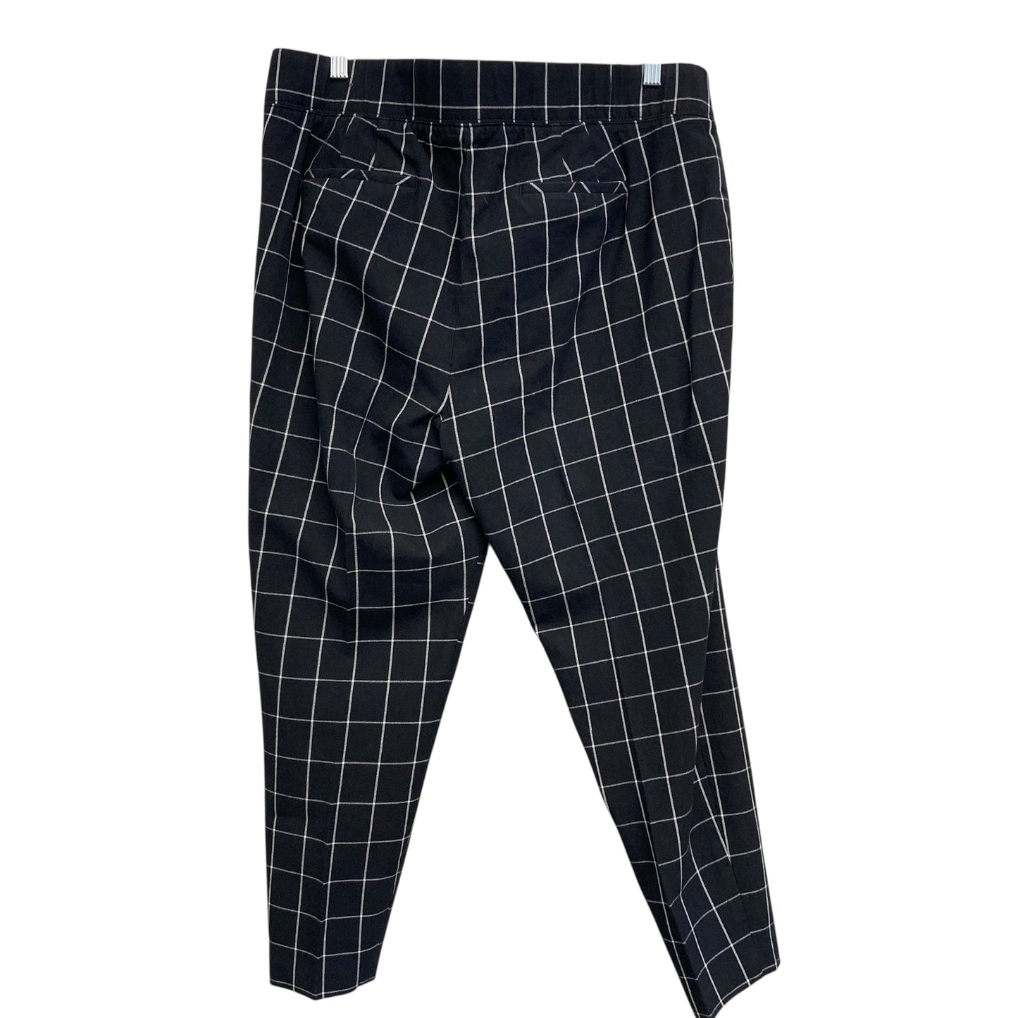 Pants Cropped By Talbots In Plaid Pattern, Size:16