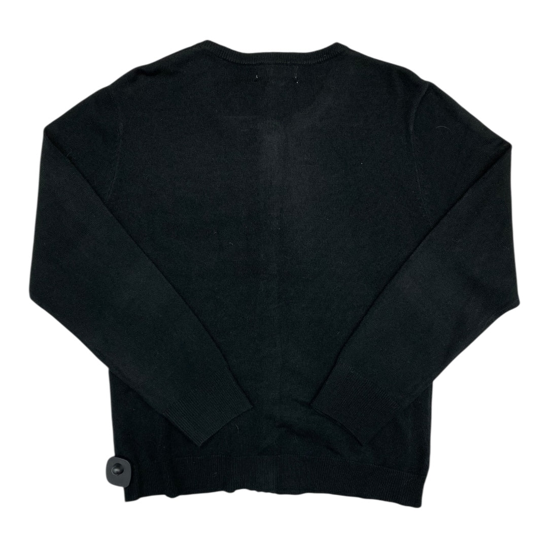 Sweater Cardigan By Cmc In Black, Size:Xl