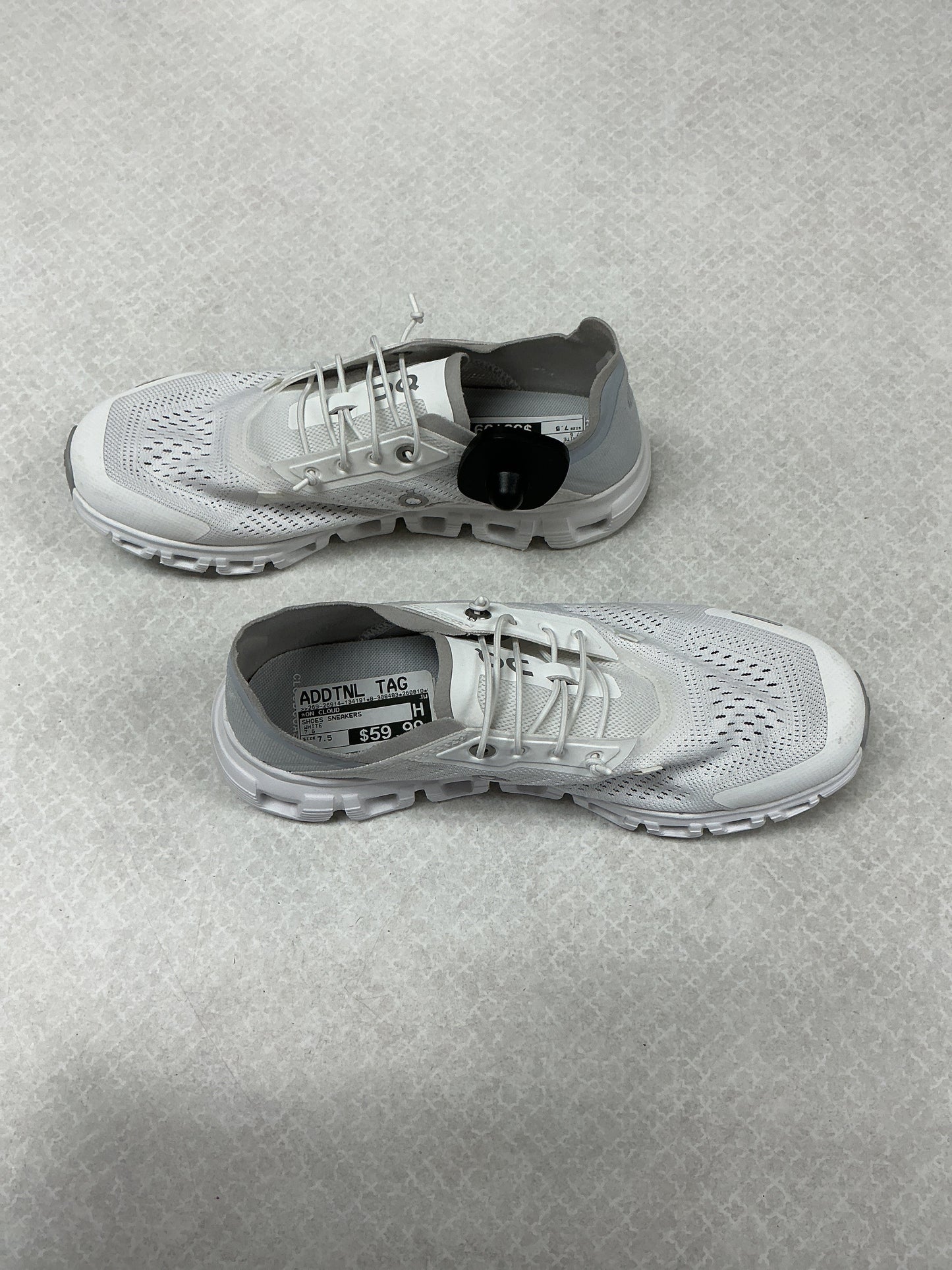 Shoes Sneakers By On Cloud In White, Size:7.5