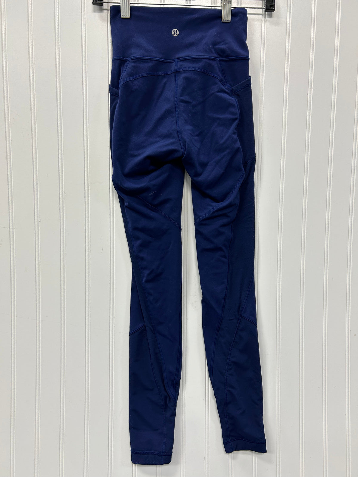Athletic Leggings By Lululemon In Blue, Size:0