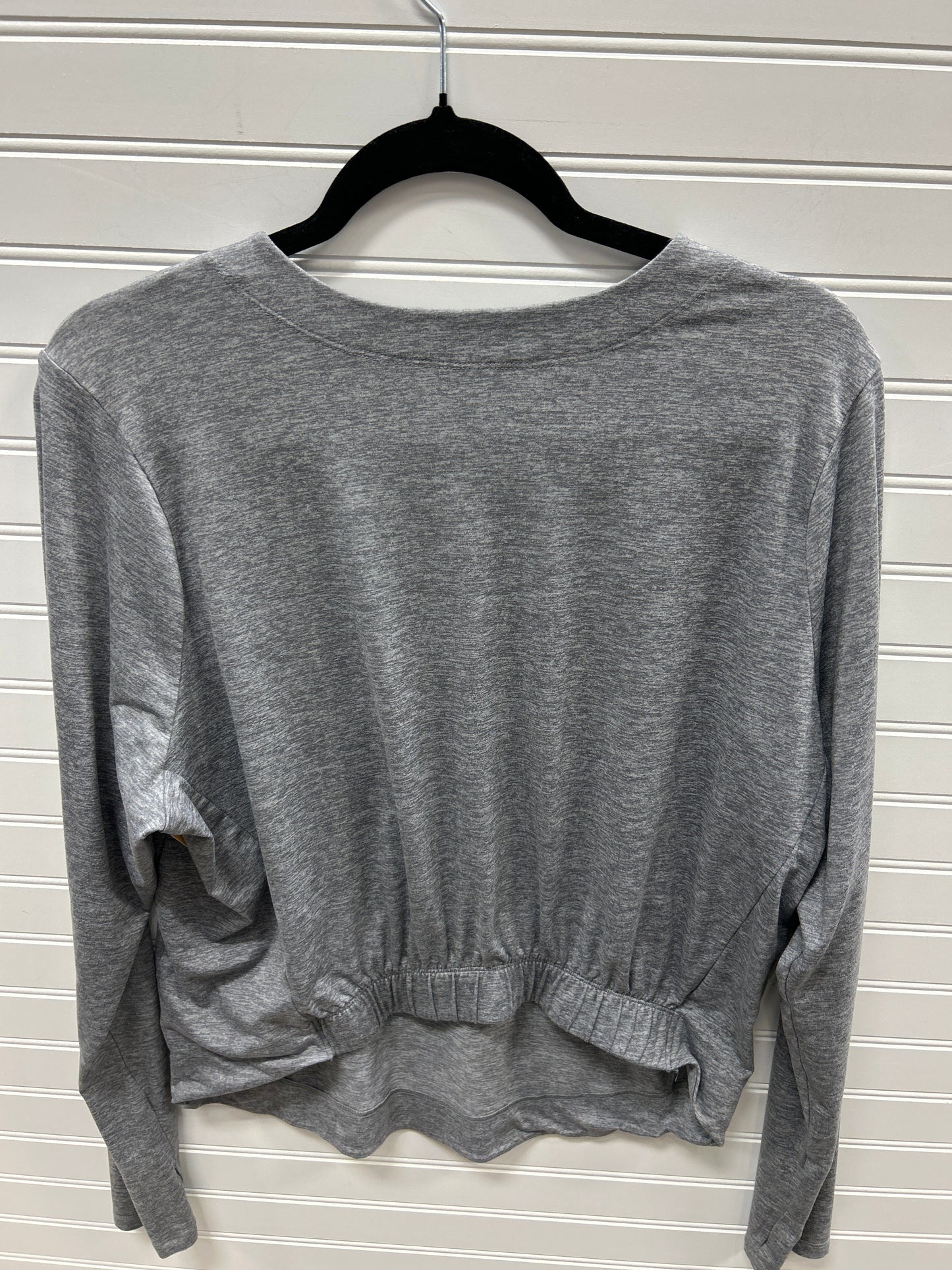 Athletic Top Ls Crewneck By Nike Apparel In Grey, Size:Xl